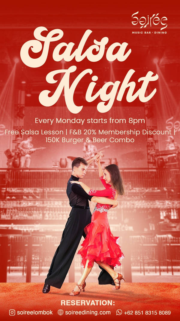 Salsa Nights at Soiree Lombok at Soirée Lombok
