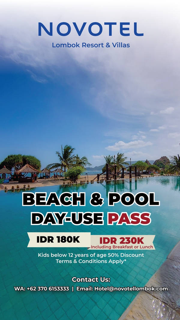 Beach and Pool Pass at Novotel