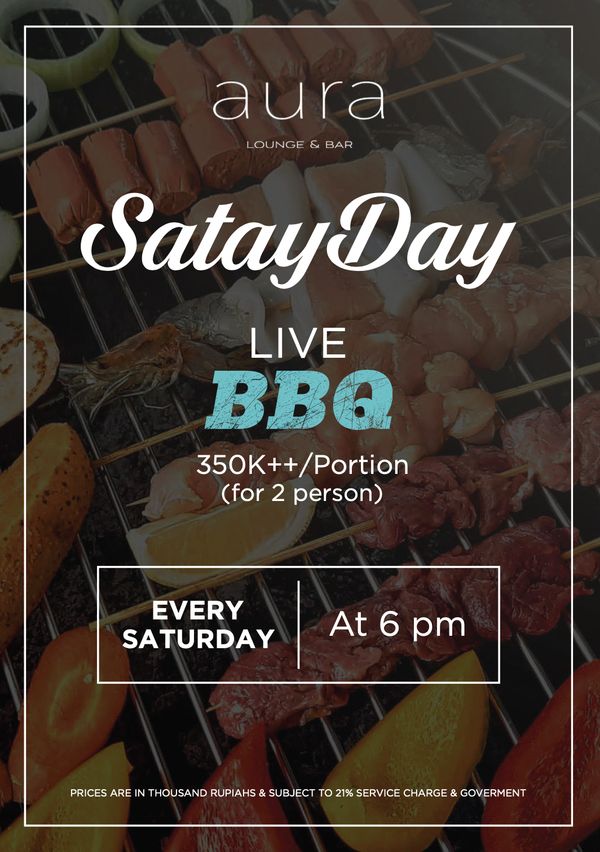 Satay Day at Aura | Lounge & Bar