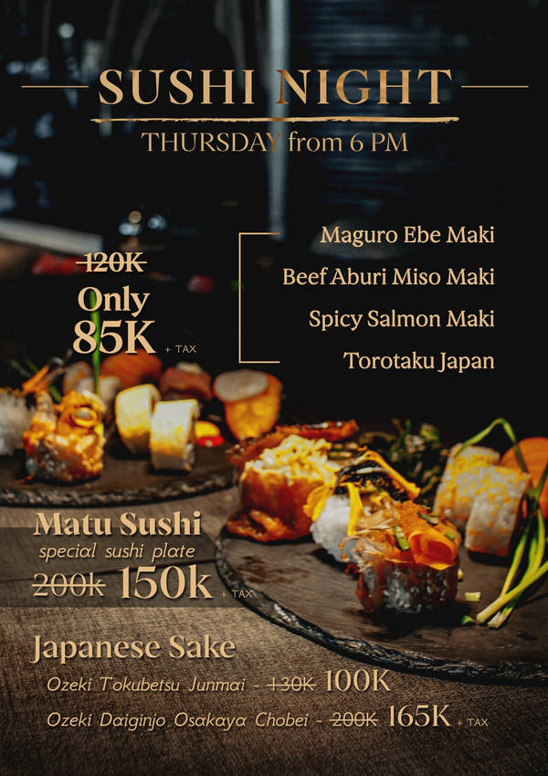 Sushi Nights on Thursday at Milky Wave at Milky Wave