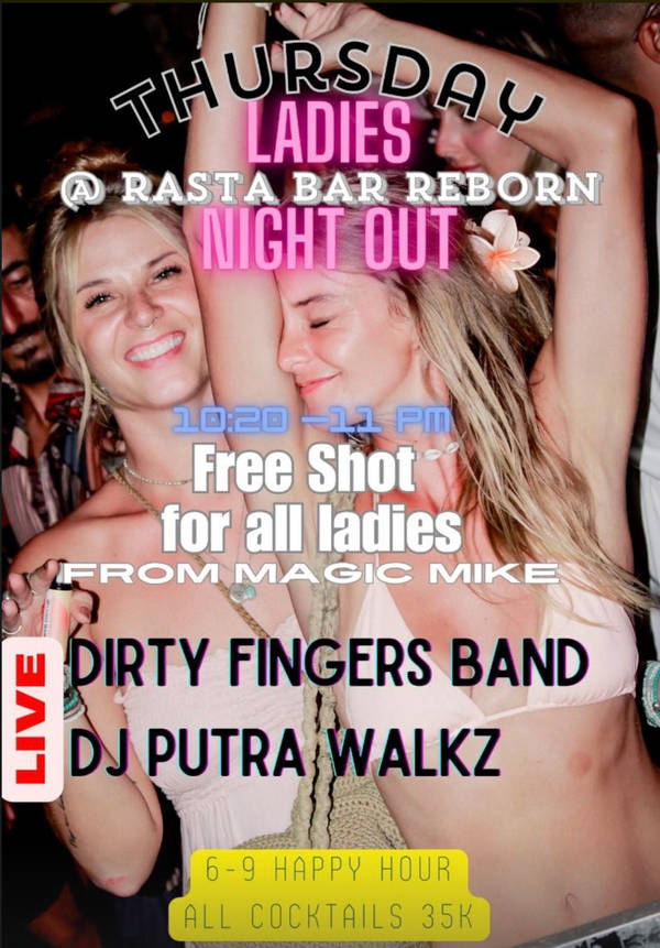 Ladies night at Rasta Bar Reborn at Rasta Bar Reborn