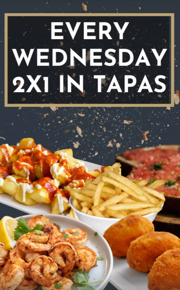 2 for 1 Tapas at Moon Restaurant at Moon Restaurant