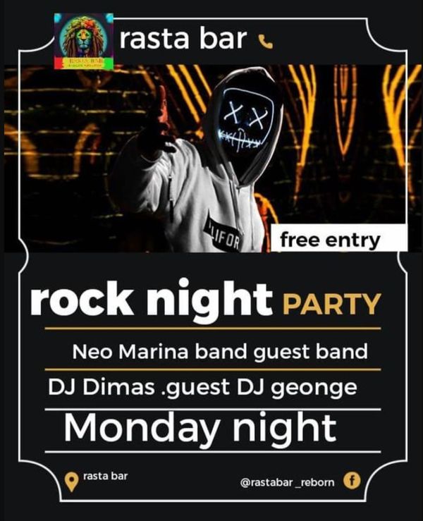 Rock Night Monday at Rasta Bar Reborn