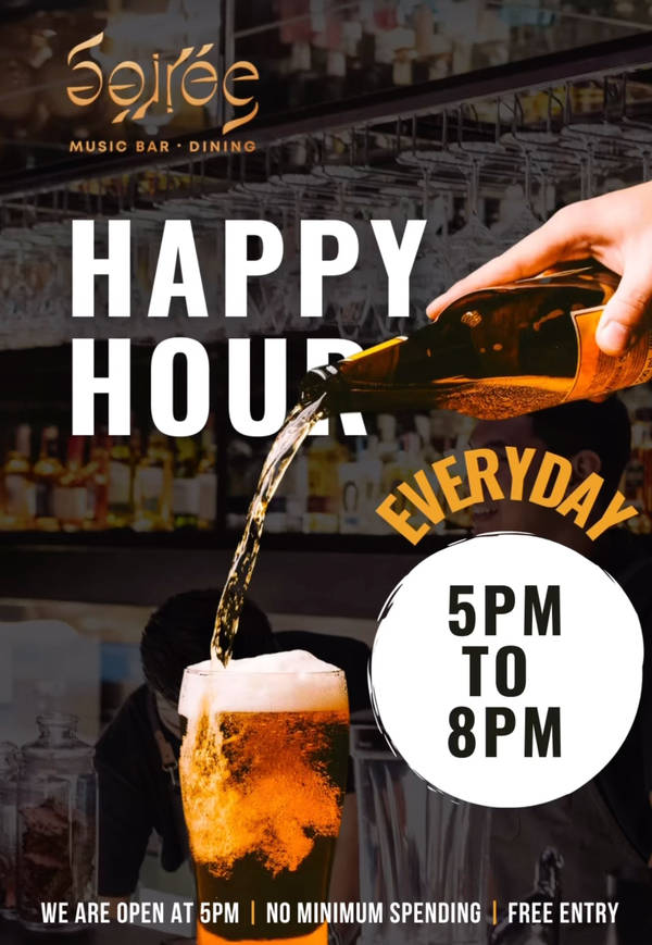 Every Hour is Happy Hour at Soiree Lombok at Soirée Lombok