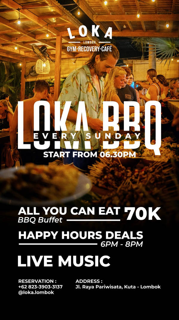 70K All you can eat BBQ at Loka Lombok