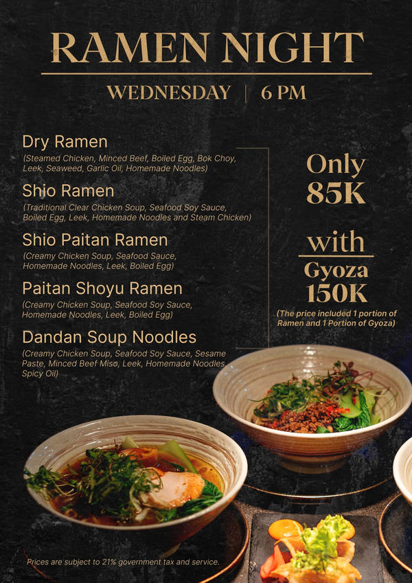 Ramen nights on Wednesday at Milky Wave at Milky Wave