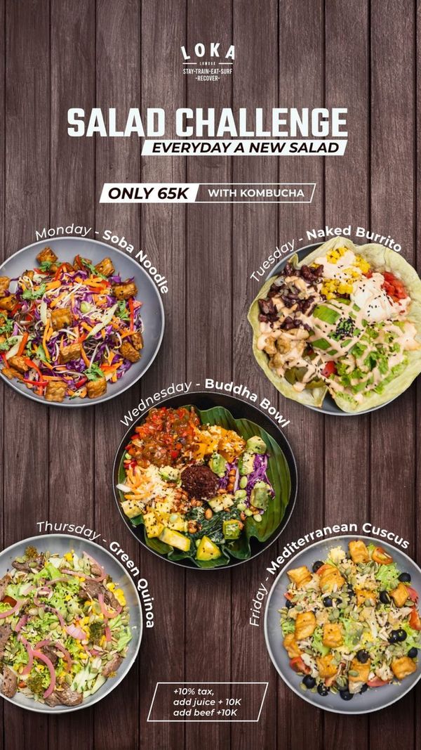 Daily Salad Challange at Loka Lombok